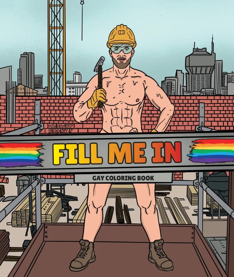 FILL ME IN coloring book